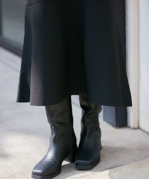 VIS(ビス)の「【VIS DRESS】バックリボンドッキングマーメイドワンピース(ワンピース・レディース・ブラック/ホワイト系その他5・FREE)」の7枚目の写真