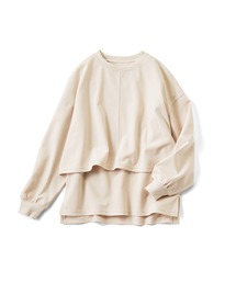 Live in comfort | リブ　イン　コンフォート　新鮮バランスを手に入れる　重ね着カットソートップスセット(Tシャツ/カットソー)