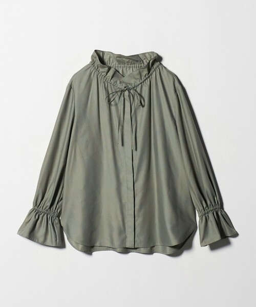 フリルカラー フレアスリーブ ブラウス（シャツ/ブラウス）｜UNITED