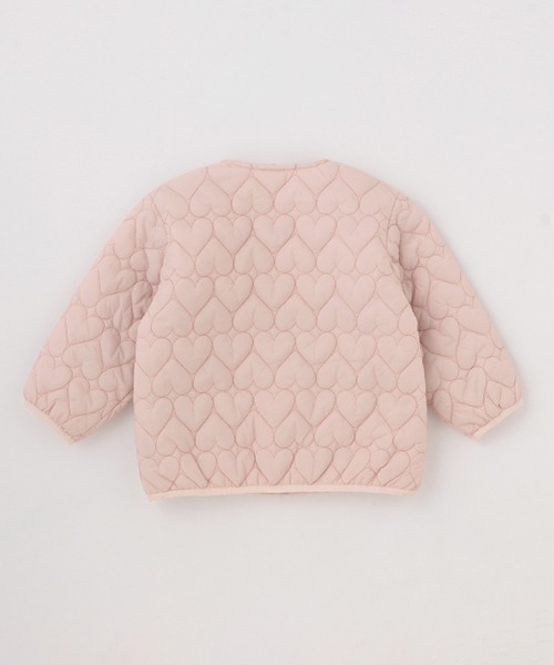 【新品】petit mainジャケット ブルゾン ハートキルティング　130 ブルゾン アウター ハートキルティングブルゾン キッズ 子供服 女の子