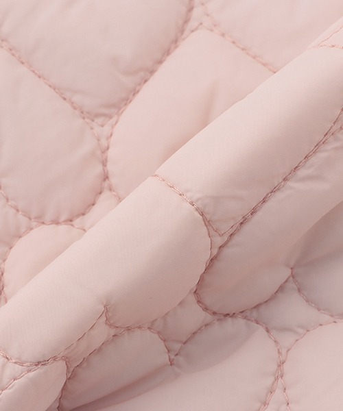 petit main（プティマイン）の「ハートキルティングジャケット（ブルゾン・キッズ・ネイビー/ライトベージュ/ライトピンク・130cm/90cm/120cm/80ｃｍ/110cm/100cm）」の9枚目の写真