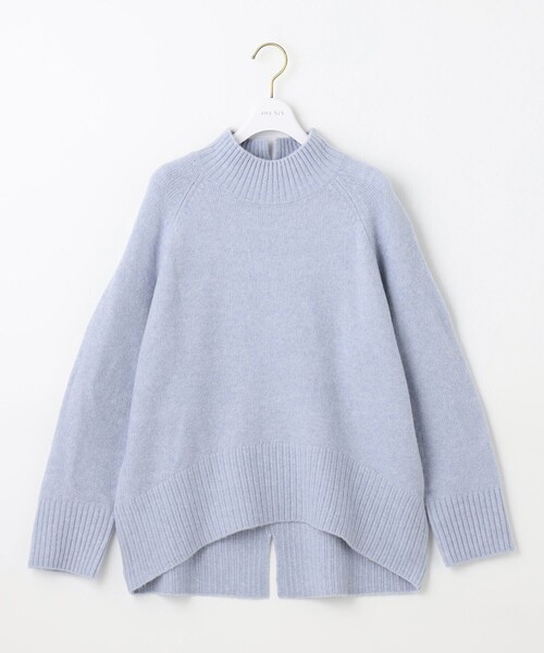 ANY SIS(エニィスィス)の「【大人百花掲載 ヨンアさん着用】ハイネックバックポイント ニット(ニット/セーター・レディース・ライトグレー系/黄土色系/スカイブルー系/ライトイエロー系/ピンク系/アイボリー系・4)」の22枚目の写真