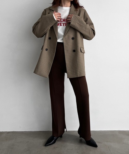 LOWRYS FARM(ローリーズファーム)の「スムースニットパンツ 969795(その他パンツ・レディース・ブラウン/ブラック/その他/チャコールグレー/ブルー・FREE)」の17枚目の写真