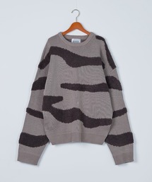 WONDER WONDER | 異素材ルーズニットプルオーバー(ニット/セーター)