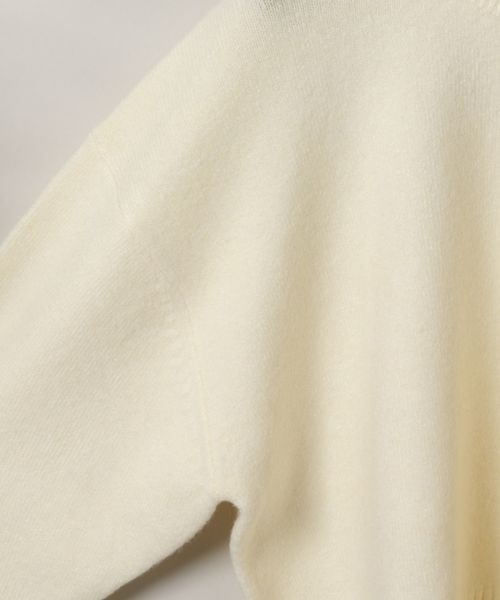 JEANASIS（ジーナシス）の「5Gストレッチカラークルーネックプルオーバー/988061（ニット/セーター・レディース・イエロー/グレー/オフホワイト・FREE）」の6枚目の写真