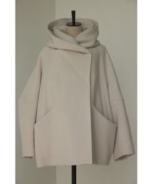 BLACK BY MOUSSY | hood wool coat(フードウールコート)(ピーコート)