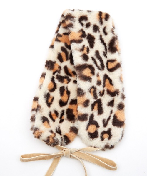 an meets zakka レオパードショートファーイヤーマフ（イヤーマフ