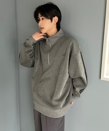 LIMMSE | 【LIMMSE】ワンポイント刺繍ハーフジップトラックジャケット(ジャージ)