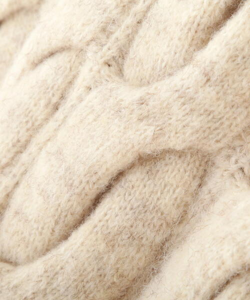 FREE'S MART（フリーズマート）の「◆ウール混ツイストショート丈ドロストニット（ニット/セーター・レディース・レッド/ブラウン/グレー/ホワイト系その他・FREE）」の21枚目の写真