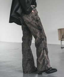 Shoowtime | vintage make side tuck flare denim pants / ヴィンテージメイクサイドタックフレアデニムパンツ(デニムパンツ)