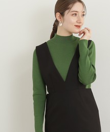 N.（N. Natural Beauty Basic） | ◆総針ボトルネック長袖ニット(Tシャツ/カットソー)