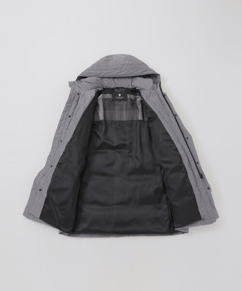 BLACK LABEL CRESTBRIDGE(ブラックレーベル・クレストブリッジ)の「ウールブレンドロングダウン(ダウンジャケット/コート・メンズ・ライトグレー/ブラック・M/XL/L)」の10枚目の写真