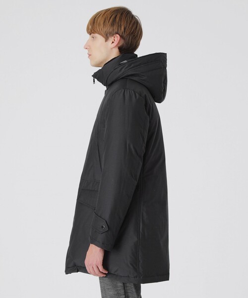 BLACK LABEL CRESTBRIDGE(ブラックレーベル・クレストブリッジ)の「ウールブレンドロングダウン(ダウンジャケット/コート・メンズ・ライトグレー/ブラック・M/XL/L)」の14枚目の写真