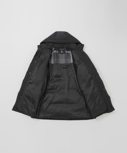 BLACK LABEL CRESTBRIDGE(ブラックレーベル・クレストブリッジ)の「ウールブレンドロングダウン(ダウンジャケット/コート・メンズ・ライトグレー/ブラック・M/XL/L)」の19枚目の写真