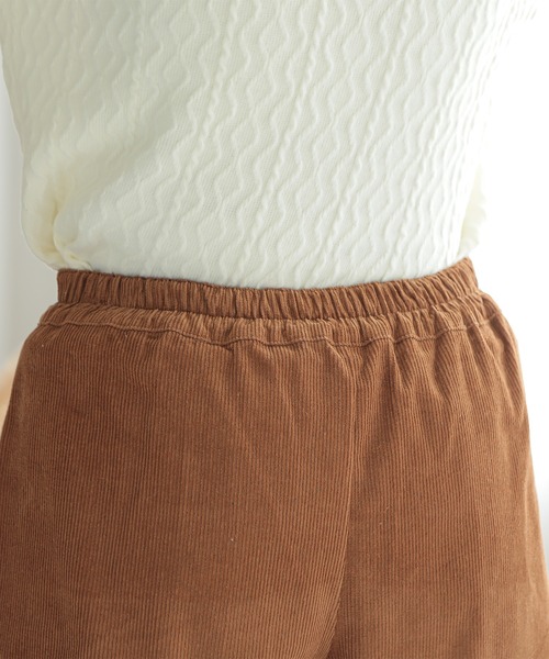 ビット付きコーデュロイキュロットスカート(130cm～160cm)（その他