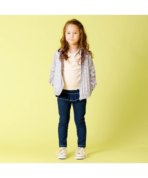 Seraph（セラフ）の「ウィンドブレーカー（カーディガン/ボレロ・キッズ・ラベンダー/アイボリー/ピンク/サックスブルー・90/100/110/120/80/130/95/140）」の10枚目の写真