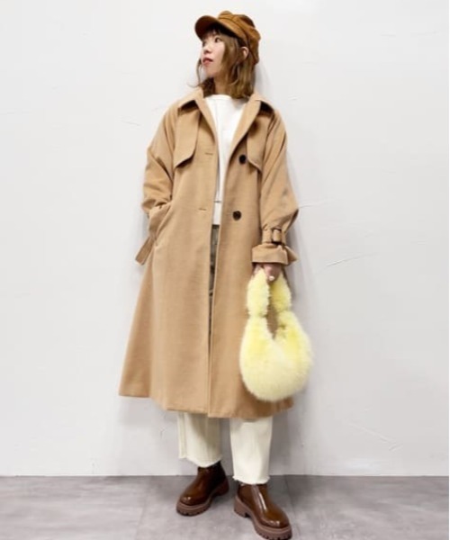VICKY(ビッキー)の「【KOREAN ITEM】軽量厚底サイドゴアブーツ(ブーツ・レディース・ブラック/キャメル・23.5cm)」の18枚目の写真