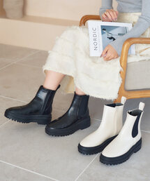 KOBE LETTUCE | サイドゴア厚底ショートブーツ(ブーツ)