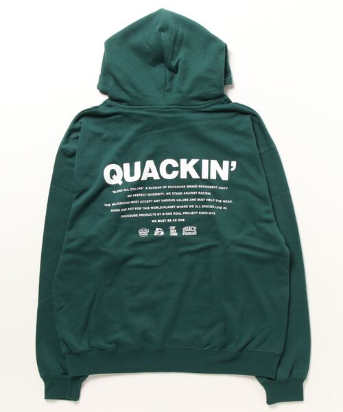 Duck Dude(ダックデュード)の「DUCK DUDE/ダックデュード オーバーサイズ 裏起毛 フロントフェイス バックロゴプリント スウェット プルオーバーパーカー レディース メンズ(パーカー・メンズ・ホワイト/ブラック/グリーン/ブルーグレー・LL/M/L)」の21枚目の写真