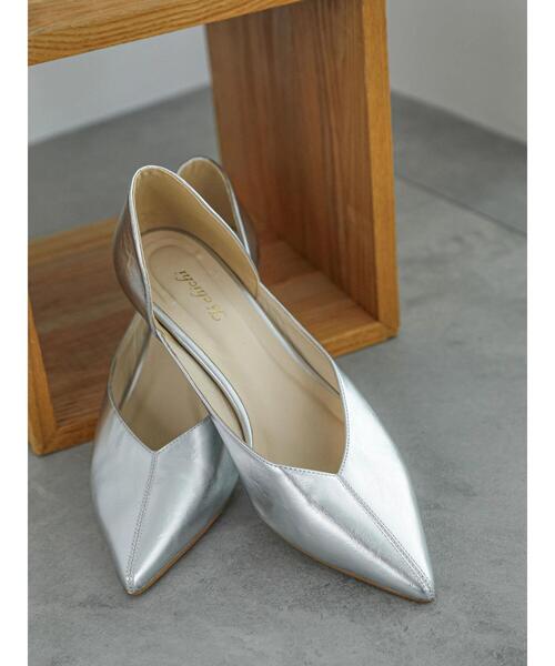 Te chichi（テチチ）の「春カラーパンプス（パンプス・レディース・パープル/シルバー/グリーン・38/37）」の4枚目の写真