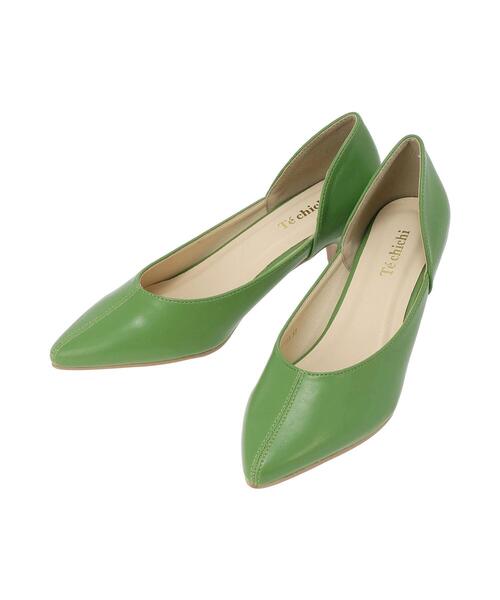 Te chichi（テチチ）の「春カラーパンプス（パンプス・レディース・パープル/シルバー/グリーン・38/37）」の6枚目の写真