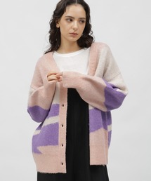 LAKOLE | 7ゲージジャガードカーディガン / 997045(カーディガン/ボレロ)