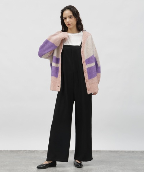 LAKOLE（ラコレ）の「7ゲージジャガードカーディガン / 997045（カーディガン/ボレロ・レディース・ブラウン系その他/パープル系その他/レッド系その他/ブルー系その他・MEDIUM/SMALL）」の16枚目の写真