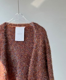 ポッピング シャギー ラメ ニットカーデ chw23a110