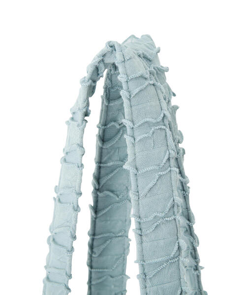 FREE'S MART（フリーズマート）の「◆ウェーブトート（トートバッグ・レディース・ホワイト/ライトグリーン・ﾌﾘ-）」の8枚目の写真