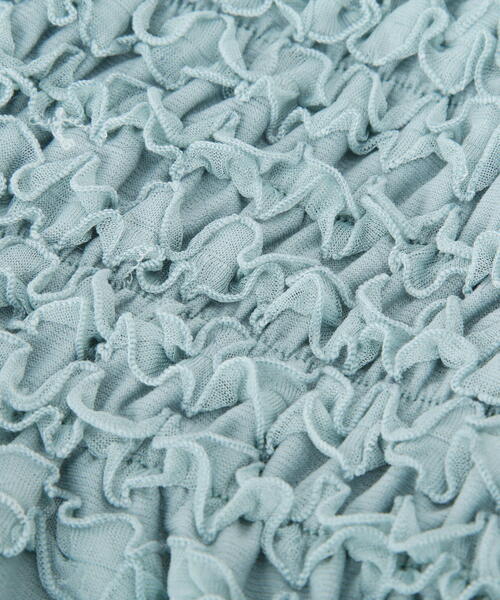 FREE'S MART（フリーズマート）の「◆ウェーブトート（トートバッグ・レディース・ホワイト/ライトグリーン・ﾌﾘ-）」の10枚目の写真