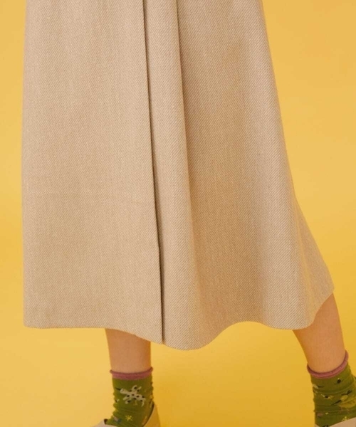 【セール】先染めカルゼ ラップ風スカート（スカート）｜Jocomomola（ホコモモラ）