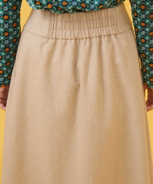 【セール】先染めカルゼ ラップ風スカート（スカート）｜Jocomomola（ホコモモラ）