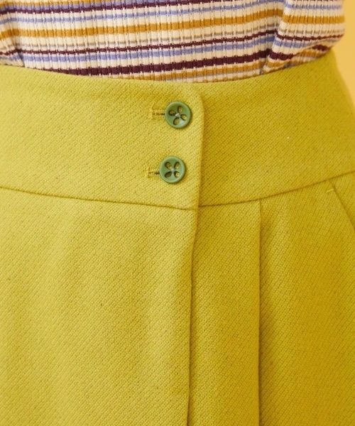 【セール】先染めカルゼ ラップ風スカート（スカート）｜Jocomomola（ホコモモラ）