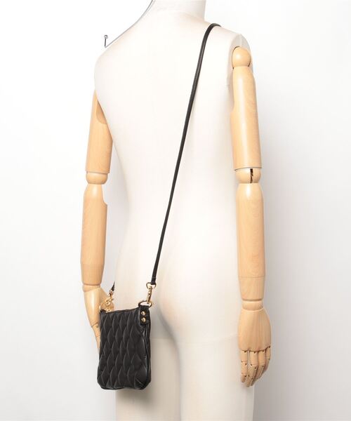 BACKLASH（バックラッシュ）の「Ballet by BACKLASH/バレエ バイ バックラッシュ/Quilting Mini BAG（ショルダーバッグ・レディース・ブラック・F）」の5枚目の写真