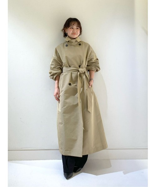 【美品】allureville トレンチコートサイズ1 allureville トレンチコート コート FINXギャバトレンチコート
