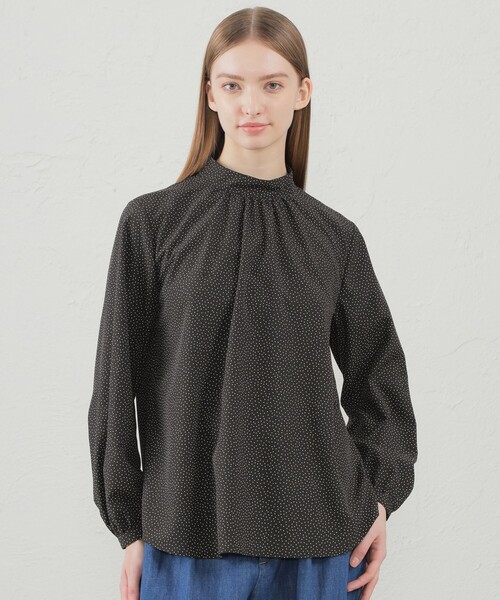 MACKINTOSH PHILOSOPHY(マッキントッシュ フィロソフィー)の「スパンブロードボウブラウス(シャツ/ブラウス・レディース・オフホワイト/ブラック・36/38)」の7枚目の写真