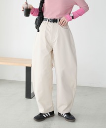 BONLECILL | ハイウエストカーヴィーチノパンツ(チノパンツ)