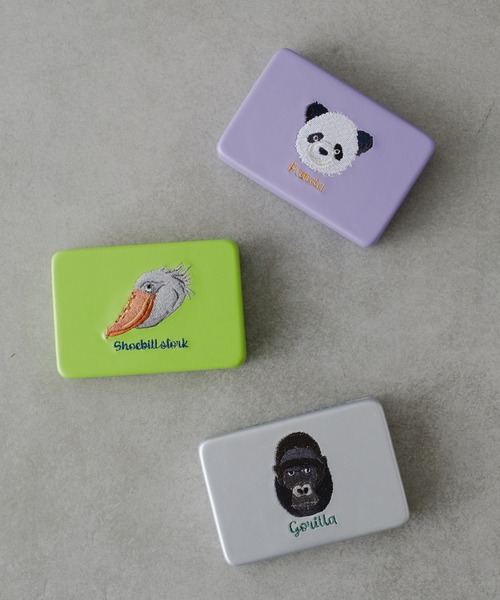 BIRTHDAY BAR（バースデイバー）の「animal small case（ポーチ・レディース・ライム/シルバー/パープル/ネイビー・フリー）」の5枚目の写真