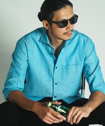 RATTLE TRAP（ラトルトラップ）の「COOL MAX フレンチリネン混 7分袖 シャツ（シャツ/ブラウス）」