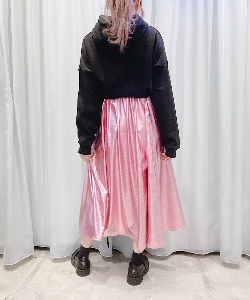 lilLilly（リルリリー）の「メタリックボリュームスカート（スカート  