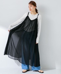 URBAN RESEARCH Sonny Label | フロッキードットキャミワンピース(ワンピース)