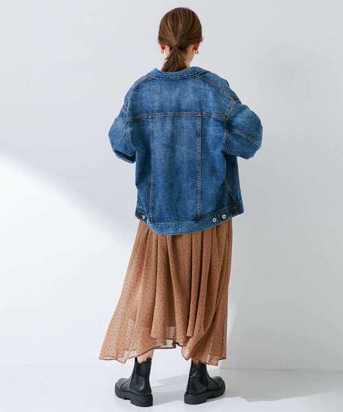 URBAN RESEARCH Sonny Label（アーバンリサーチサニーレーベル）の「フロッキードットキャミワンピース（ワンピース・レディース・ブラック/キャメル・FREE）」の13枚目の写真