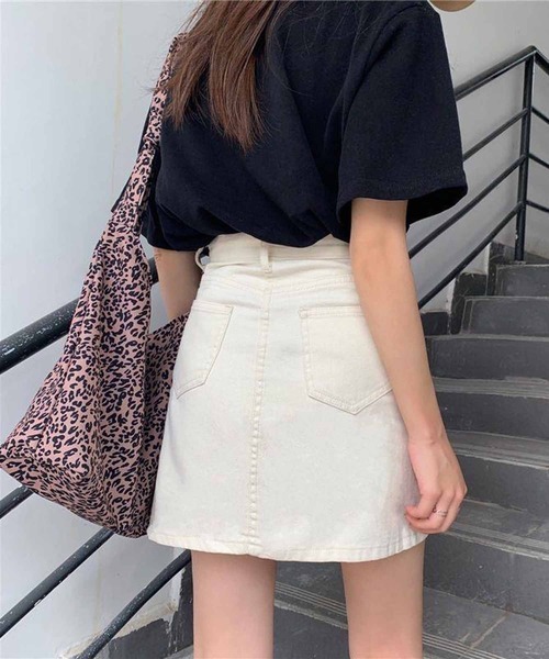 NANEA(ナネア)の「デニムミニスカート(デニムスカート・レディース・ネイビー/ブラック/ホワイト/チャコールグレー/ブルー・SMALL/MEDIUM/LARGE/X-LARGE)」の10枚目の写真