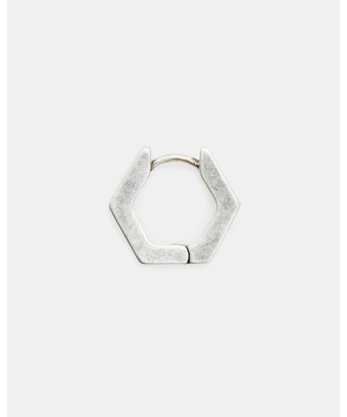 ALLSAINTS（オールセインツ）の「HEX STERLING SILVER BOLT HOOP