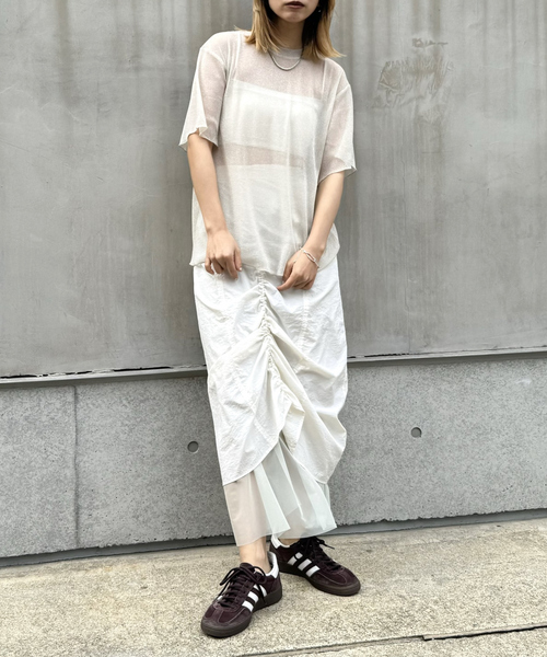 NOMINE（ノミネ）の「チュールTシャツ（Tシャツ/カットソー・レディース・ブルー系その他/アイボリー/ブラック系その他2/ブラック系その他・フリー）」の15枚目の写真