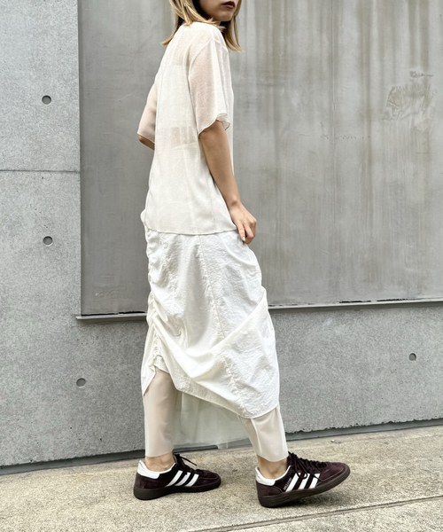 NOMINE（ノミネ）の「チュールTシャツ（Tシャツ/カットソー・レディース・ブルー系その他/アイボリー/ブラック系その他2/ブラック系その他・フリー）」の16枚目の写真