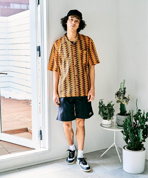 BAYFLOW(ベイフロー)の「ウェーブレースハーフスリーブシャツ(シャツ/ブラウス・メンズ・グレー/イエロー/ベージュ・MEDIUM/LARGE)」の17枚目の写真