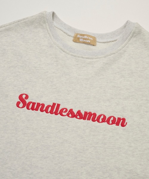 sandlessmoon(サンドレスムーン)の「logoショートスウェット(スウェット・レディース・オートミール/ブルー/ブラック・FREE)」の20枚目の写真