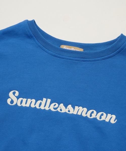sandlessmoon(サンドレスムーン)の「logoショートスウェット(スウェット・レディース・オートミール/ブルー/ブラック・FREE)」の22枚目の写真