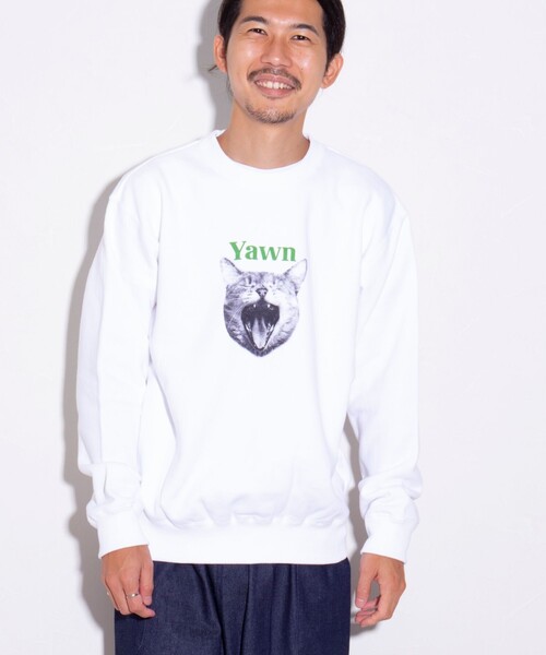 GLOSTER（グロスター）の「【新柄追加】【GLOSTER/グロスター】DOG&CAT 犬猫プリント クルーネックスウェット（スウェット・メンズ・ホワイト系その他2/グレー系その他/グレー系その他2/グレー系その他3/グレー系その他4/ホワイト系その他・S/M/L）」の17枚目の写真